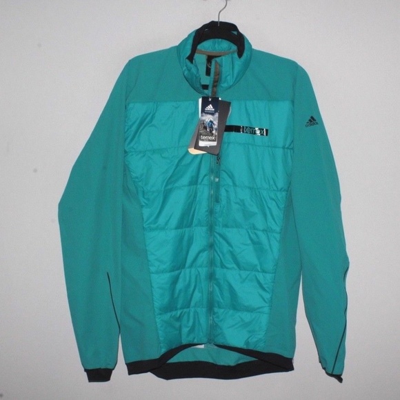 Adidas Mens Medium pell Out Jacket Teal